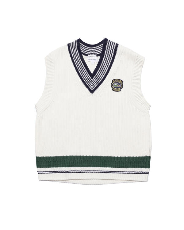 Lacoste white clearance sweater